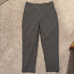 Banana republic Checkered Black and white Hayden Pants
